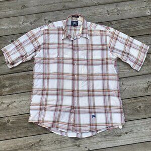 Burberrys Prorsum Striped Button Up Shirt Large